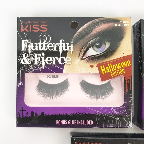🍍3x KISS Flutterful & Fierce False Eyelashes - Picture 2 of 6
